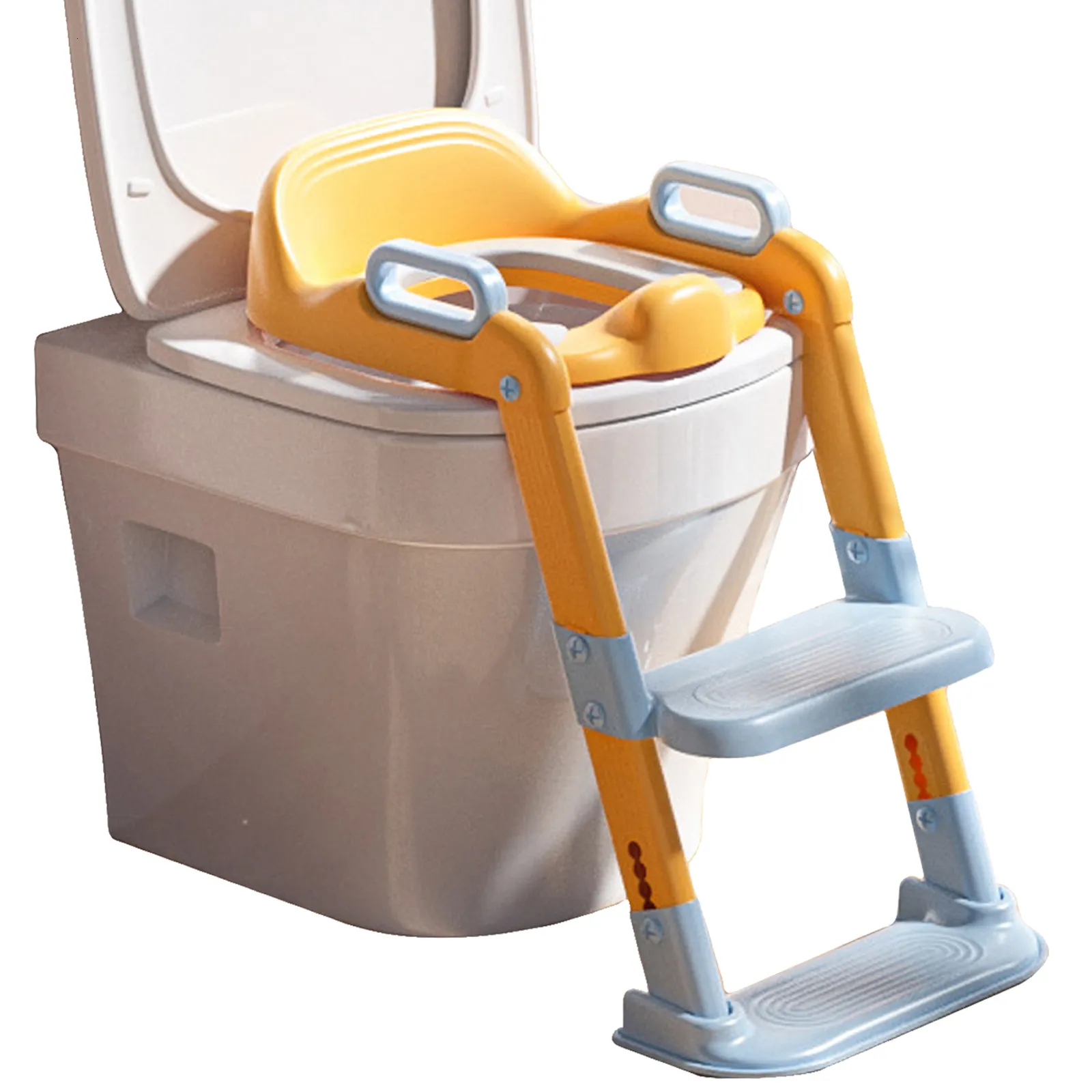 Stap Stools Posty Training Seat peuter toiletbril met stapkruk ladderfoldable zindelijkheidstraining stoel ladder peuter met stapruk ladder 230227