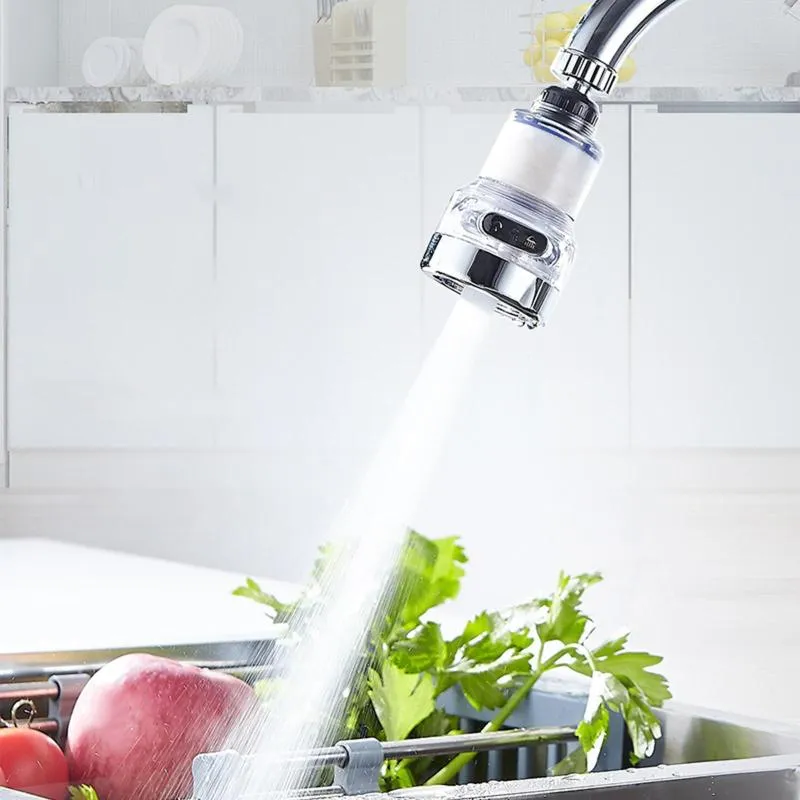 Rubinetti della cucina Rubinetto del bagno multiuso Girevole a 360 gradi Miscelatore acqua regolabile a 3 livelli Rubinetto Lavello per El Home