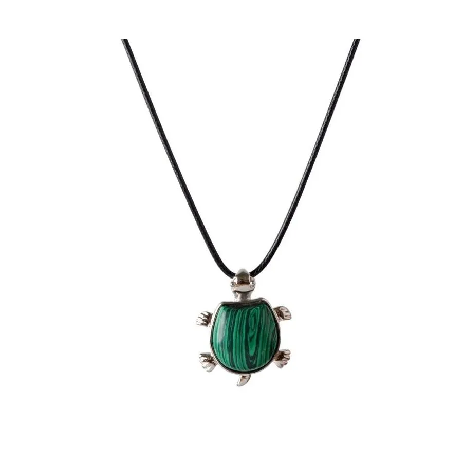 Auto DVR Hanger Kettingen Natuurlijke rode Carneliaanse schildpad Kristal Women Charka Helende Tortoise Sieraden Ketting 18 Voor feest in cadeauzakken Drop Dh0qe