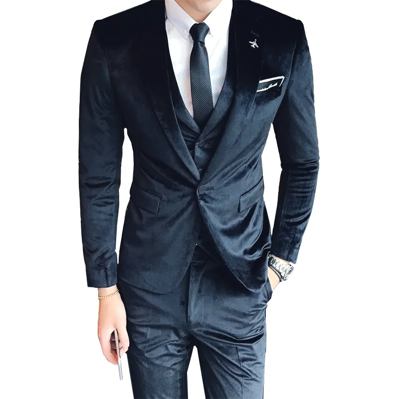 Men-Dress-3-Piece-set-Asia-size-S-M-L-XL-XXL-XXXL-Slim-Design-Men (1) - 