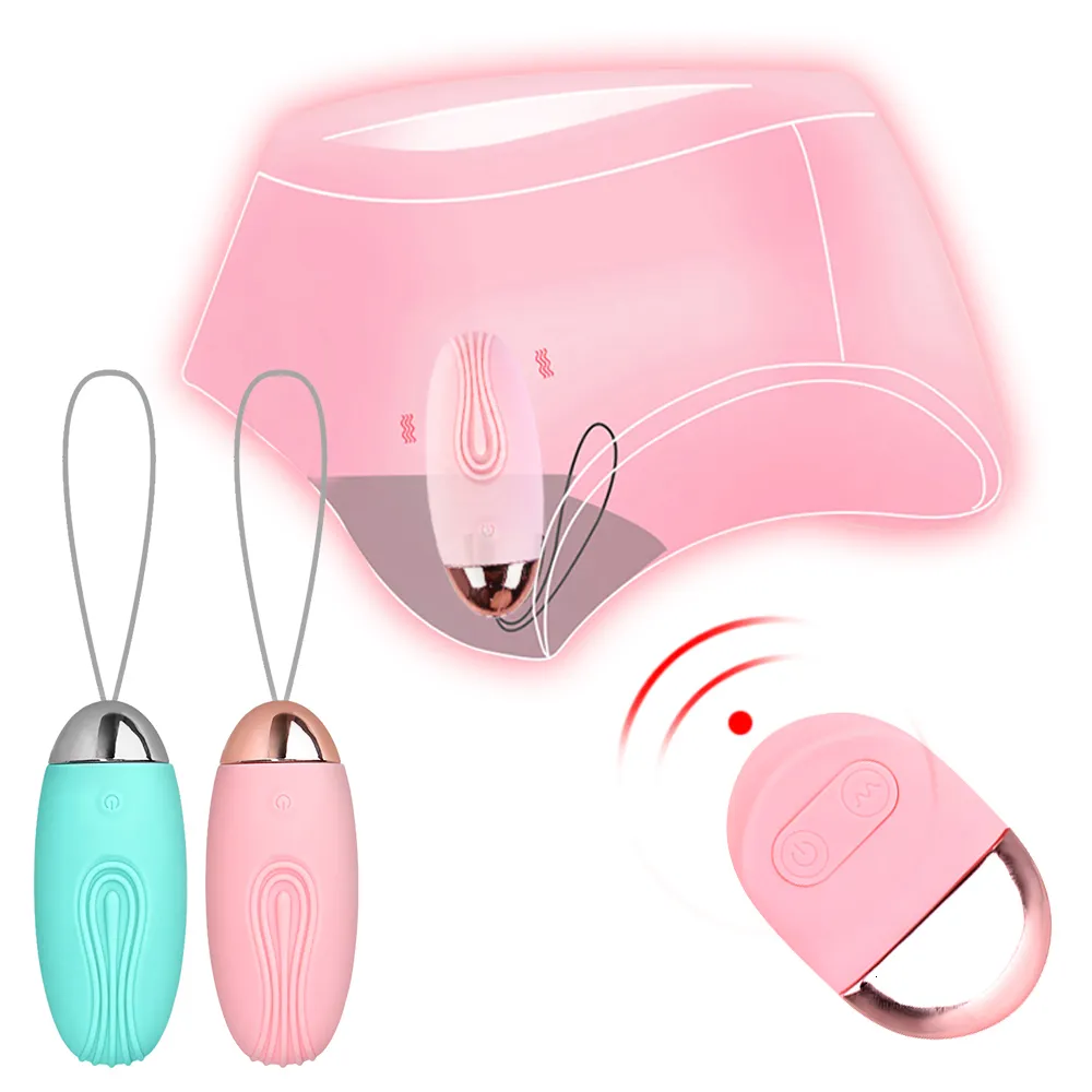Uova/Proiettili Vibratore a Uovo Saltatore Stimolatore Clitorideo 10 Frequenza Telecomando Wireless Ricaricabile USB Vibratore Punto G_voghion.com