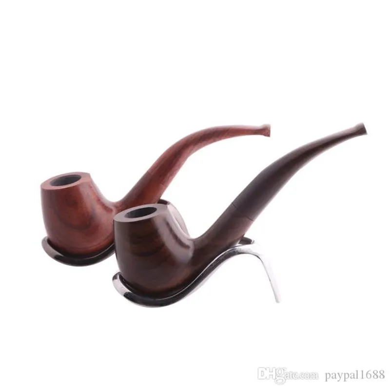 Smoking Accessories Pure wood, ebony, rosewood, pipe, pipe, wholesale bending hammer, classical portable