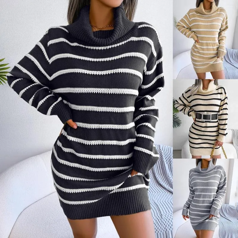 Vestidos casuais femininos smockneck puff manga longa pullover bodycon mini vestido de suéter de suéter com mangas