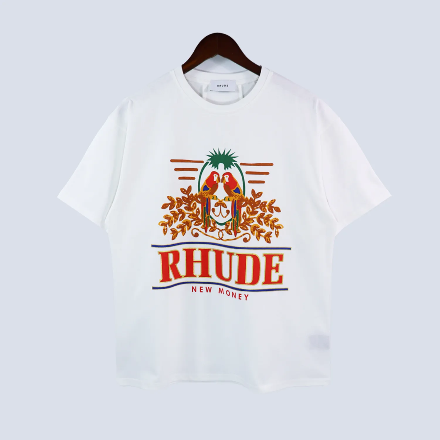 23SS Nouveau créateur t-shirt rhude chemise d'été t-shirts d'été de qualité t-shirt de luxe