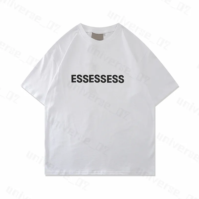 Ess T-shirt Mens Essen T Shirts Thick Cotton Version Summer Women Designers Tshirt Tees Fashion Tops Man Casual Letter Polos Clothing Shorts
