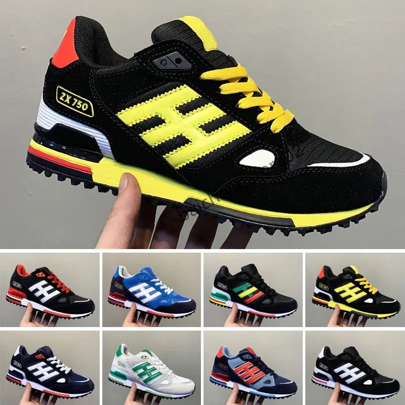 editex Originals ZX750 Running Shoes Sneakers ZX 750 for Men Women Platform Athletic Fashion Mens Shoussures 36-44 B98