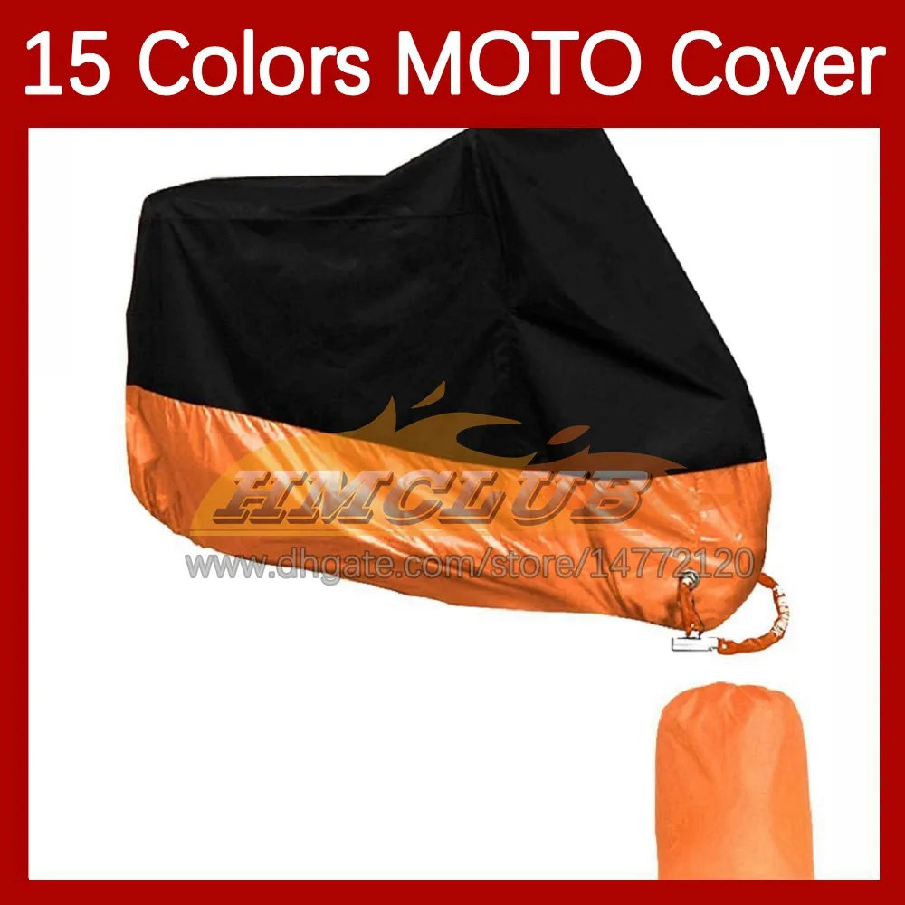 Housse Bâche Protection Orange Moto & Scooter - Etanche