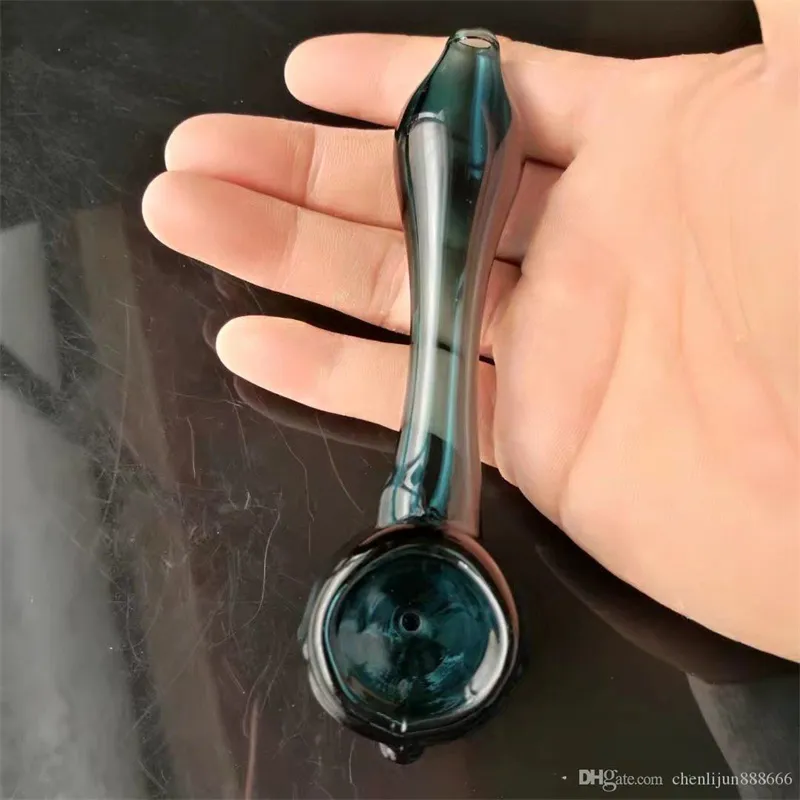 Accessoires pour fumeurs Pipe en verre de dessin animé de couleur de haute qualité, vente en gros de narguilé en verre, raccords de conduite d'eau en verre