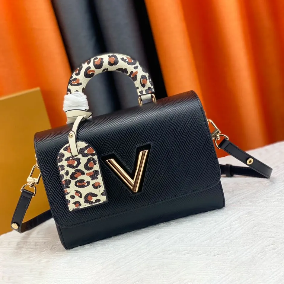 Bolso de hombro 100% Original Louis Vuitton para mujer, nuevo bolso con  cadena de cuero negro, bolso con relieve Pochette Félicie