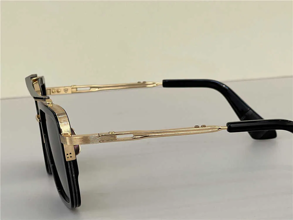 Fendi ゴールド ラージ スクエア メガネ メンズスクエアサングラス