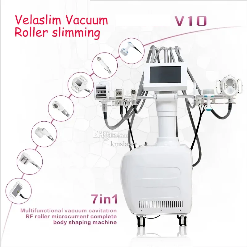 Vela RF élimination des rides lifting du visage Lipoloaser rouleau de cavitation sous vide élimination des graisses corps façonnage Machine