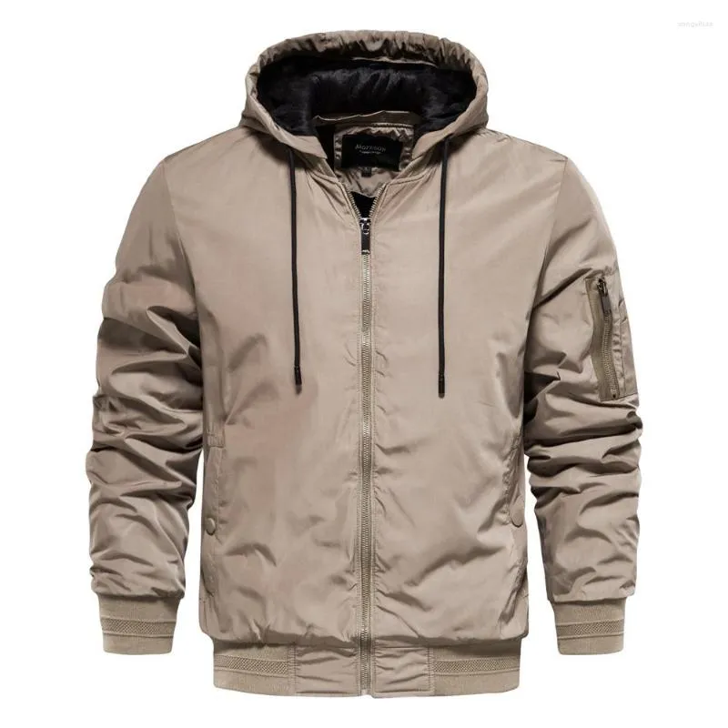 Vestes pour hommes Veste de sport décontractée à capuche pour hommes TOP Youth Jacket Col montant