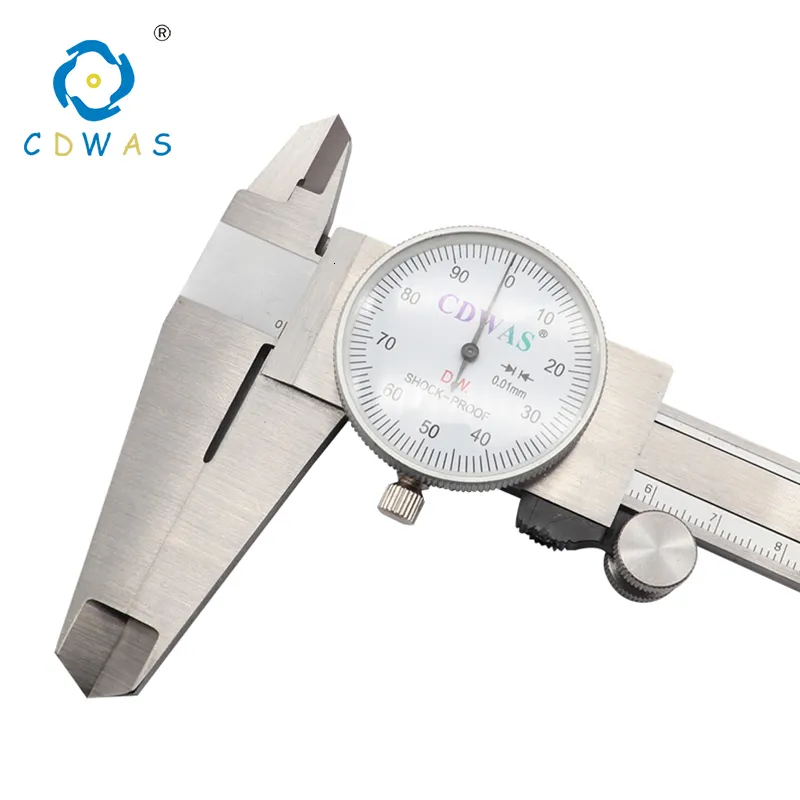 Vernier Calipers Dial 0-150 0-200 300 mm 0.01mm High Precision Industry Stainless Steel Caliper Shockproof Metric Measuring Tool 230227