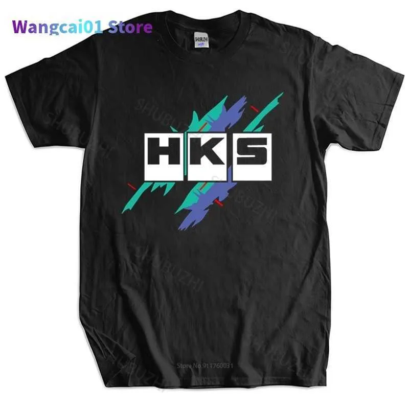 T-shirts pour hommes T-shirt pour hommes ro taille TOPS Limited HKS Power and Sportser Performance Turbo tee-shirt unisexe femmes top tees 0228H23