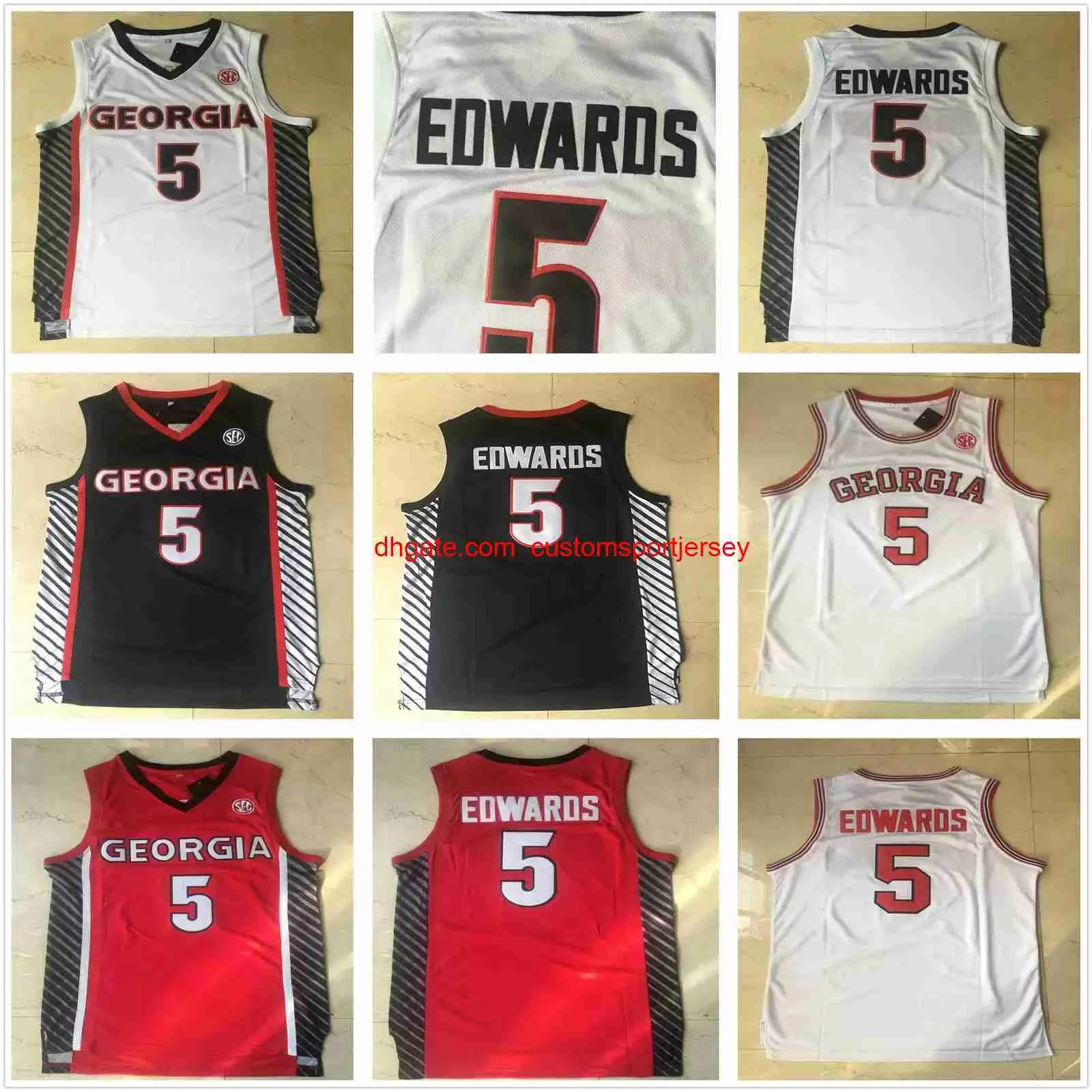 UGA Anthony Edwards College Basketball Jersey