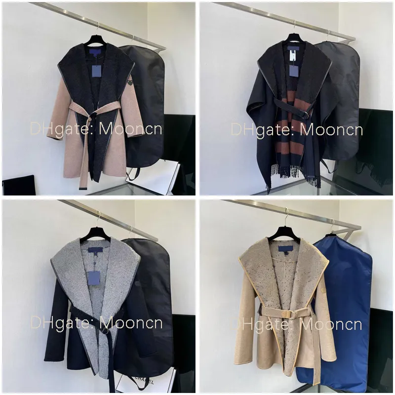 23ss Designer Womens Trench Capispalla moda Lettere Cintura collocazione con cappuccio Slim Outfit Giacca a vento di grandi dimensioni Alta qualità Una varietà