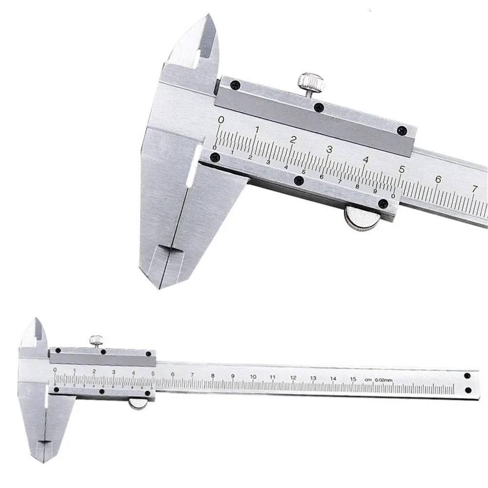 Dapetz 6 Inch (150mm) Plastic Vernier Caliper – Metric/Imperial Measuring Tool With Analogue Display