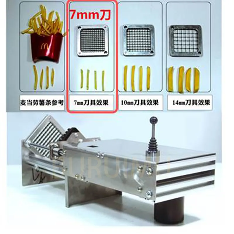 Electric Potato Cutter Fries Maker Stainless Steel Chips Cutter