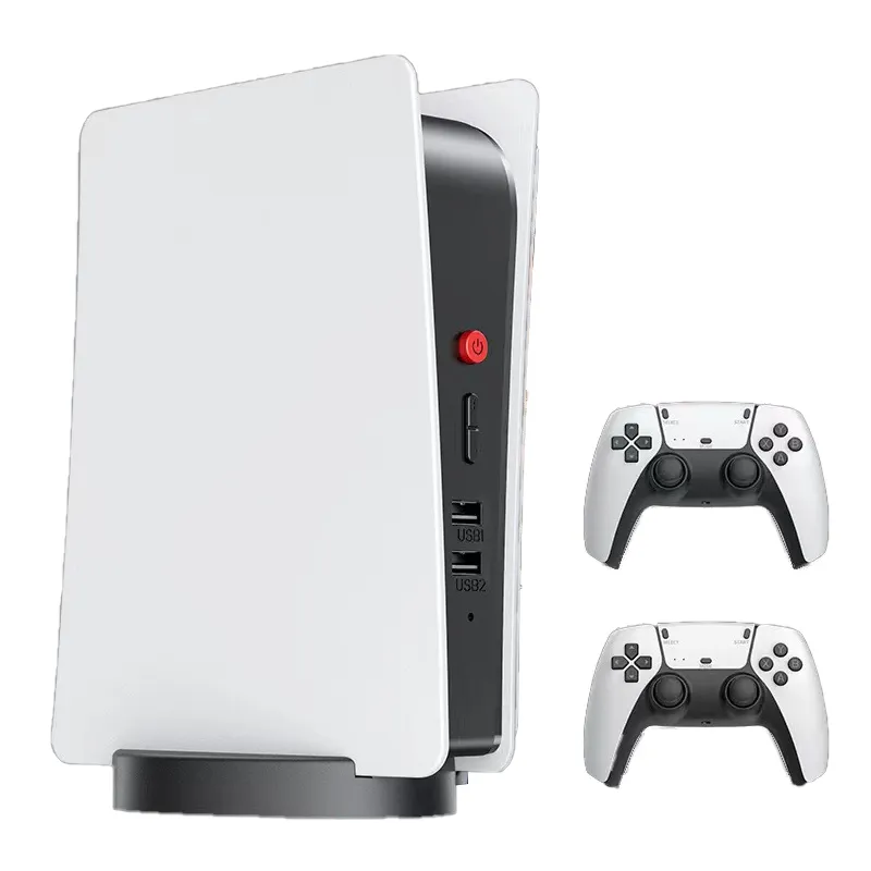 ps5 M5-spelkonsol Bärbara spelspelare levereras med inbyggt ljud Trådlöst hemmaspel HDMI Dual Joystick PS5-kontroller spelkonsol
