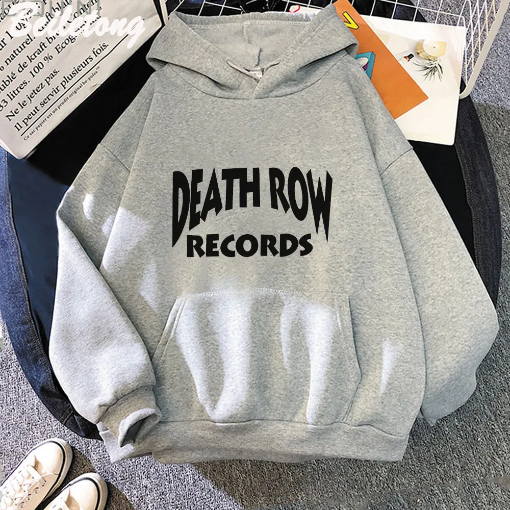 Damen Hoodies Sweatshirts Cool Death Row Records Männer Hoddie Mode Casual Langarm Womenmen SpringAutumn Sweatshirt Harajuku Hip Hop 230227