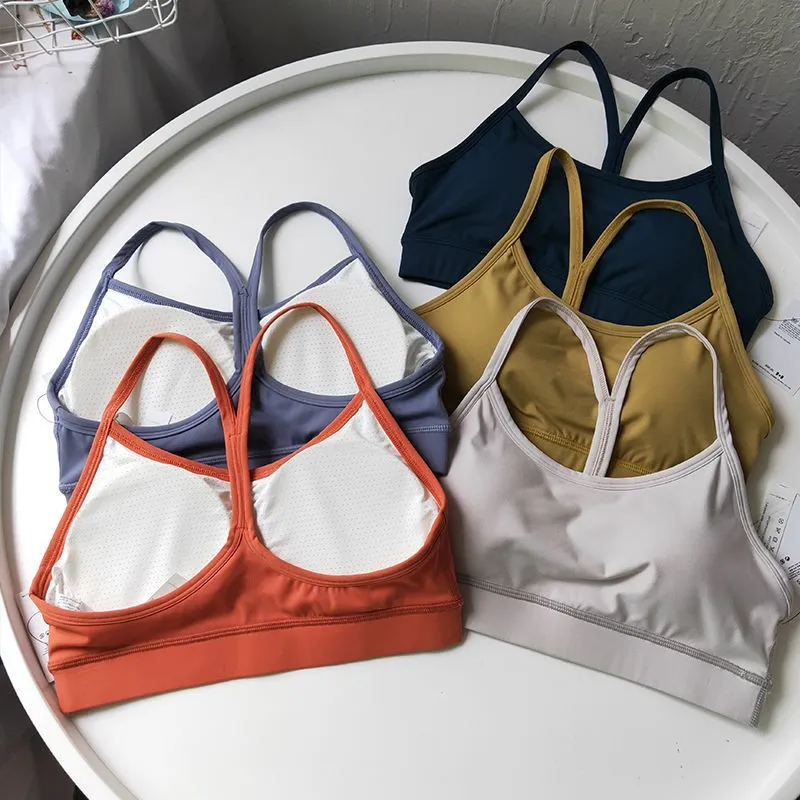 Breathable Cheap Yoga Bras With Removable Chest Pads Quick Dry