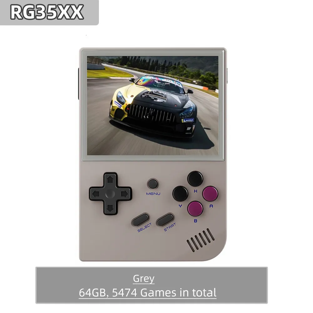 Kiztoys Handheld Game Console RG35XX Retro Handheld Game Console Linux