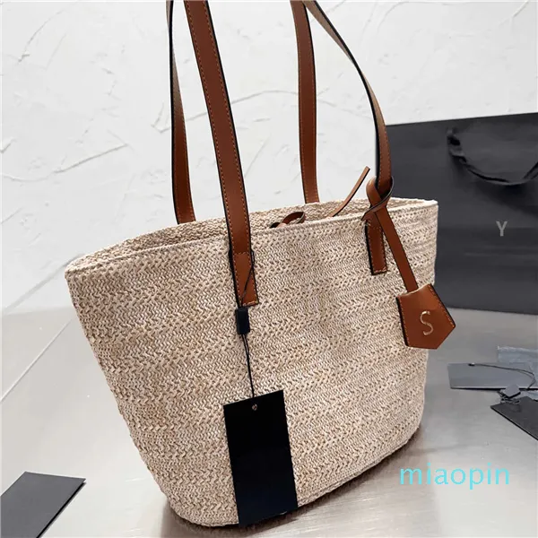 Hot tote the tote bag Letter Women designer bag Straw Crochet luxurys handbag Womens Fashion Classic Large Capacity Lady Solid Color handbags