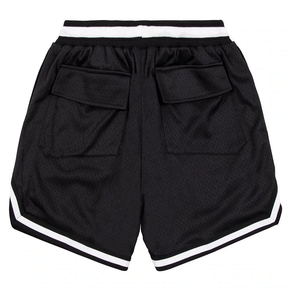 shorts de designer shorts rhude shorts capsules pour hommes pantalons de plage d'été matériau en maille respirant sueur lâche fitness basket-ball 215q