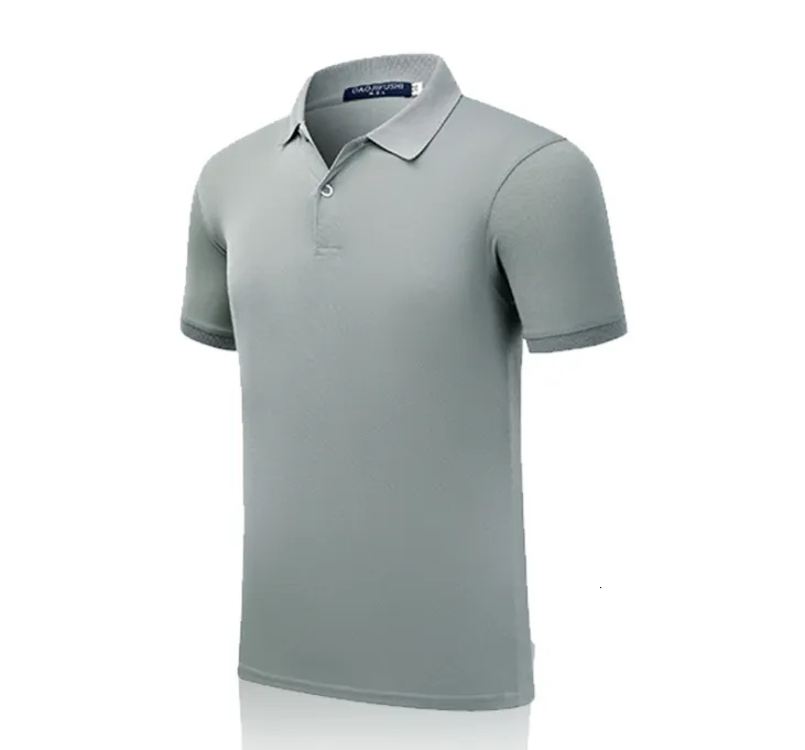 Erkek Tişörtleri Polo Tarzı Yaz Nefes Alabilir Hızlı Kurutma Sporları T-Shirt Kısa Kollu Nefes Alabaş İş Kıyafetleri Erkekler Kısa TBB65 230228