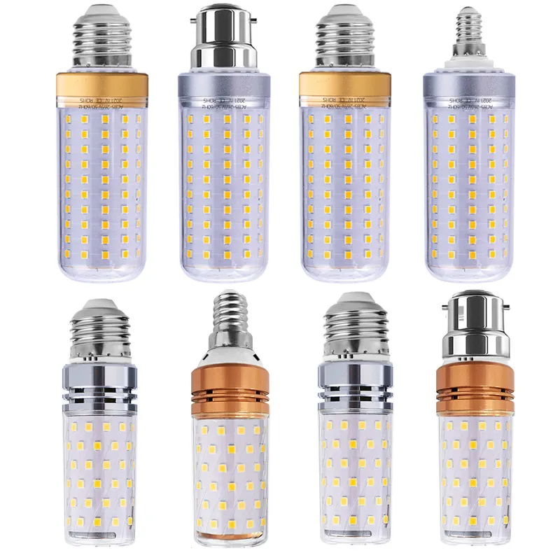 Ampoules E27/E14 B22 16W Ultra-lumineuses Led Maïs Lampe Tricolore Lumière Bougie Ampoule Pour Lanterne Festive Bougies Décoratives Blanc Froid 6500K Nature Blancs 4000K crestech