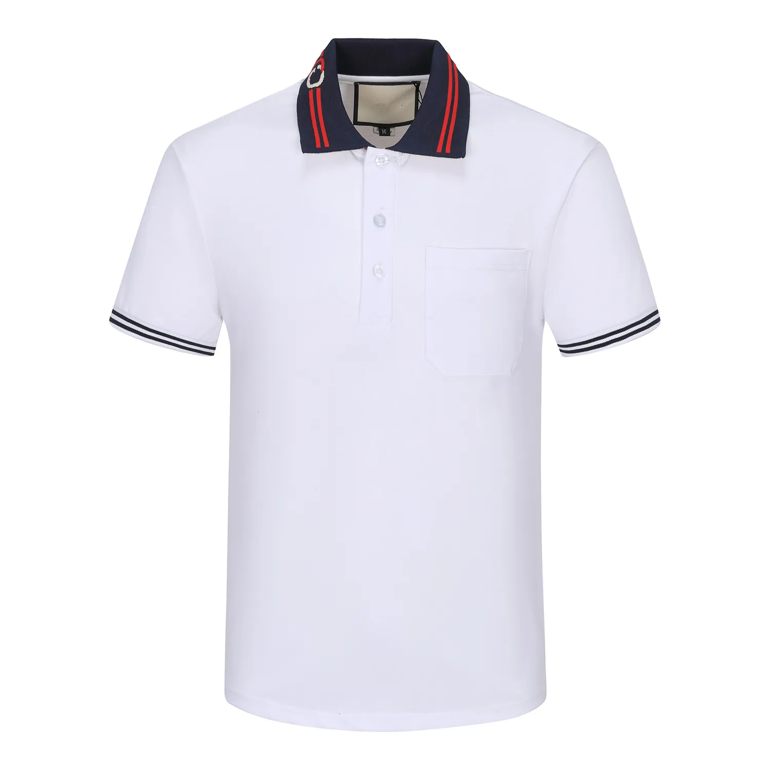 Heren Stylist Polo Shirts Luxe Italië Heren Casual Tops T-shirt High street Fashion Designer Polo Heren Zomer Slim Fit Katoenen T-shirt