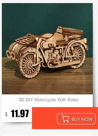 Robotime 3D Puzzle en Bois, Maquette en Bois a Construire, Kit Modèle