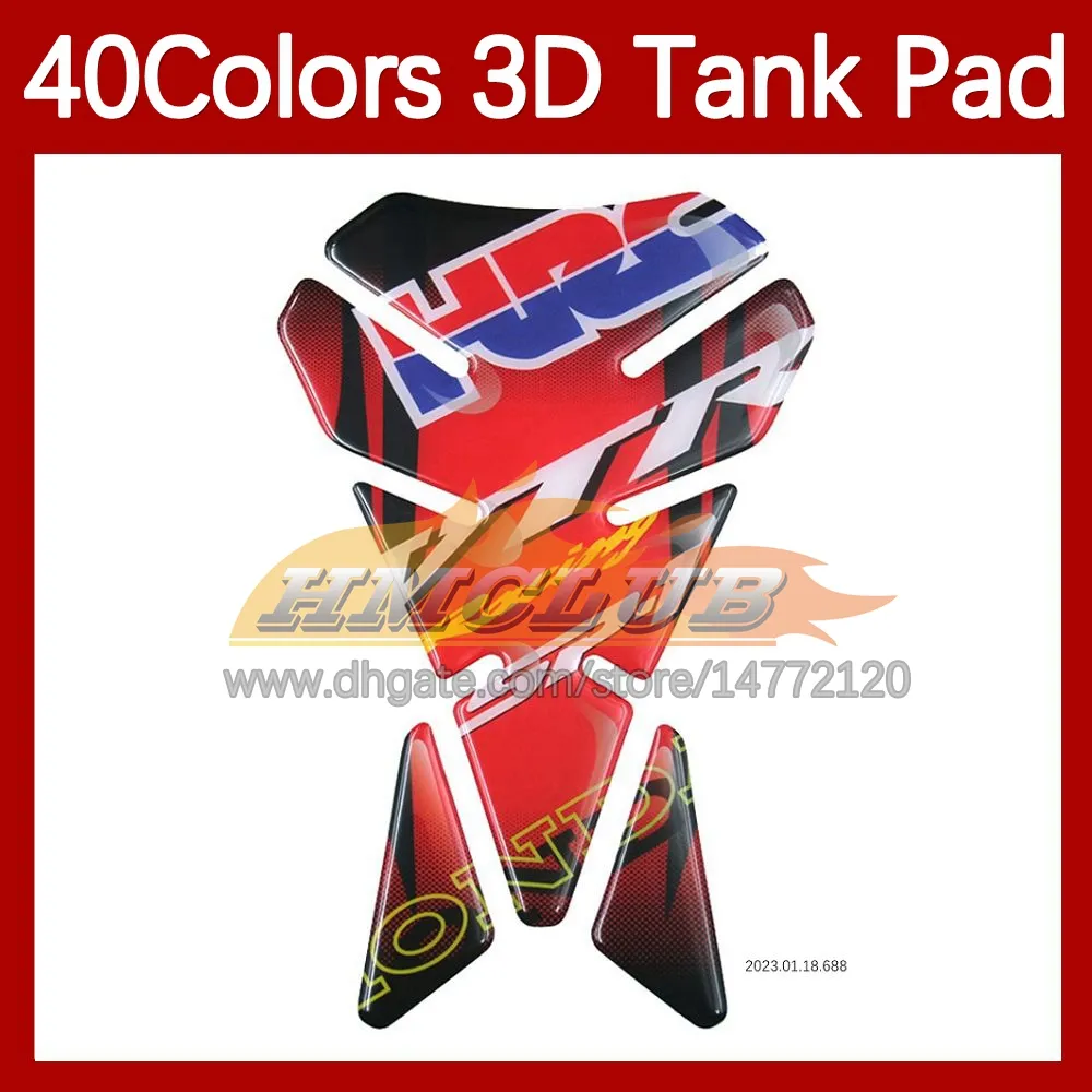 Motorfietsstickers 3D Koolstofvezeltankkussenbeschermer voor Honda CBR500 CBR 500 R 500R CC 500cc CBR500R 11 12 13 14 15 11-15 Gasbrandstoftankkap Sticker Moto 40 Kleuren