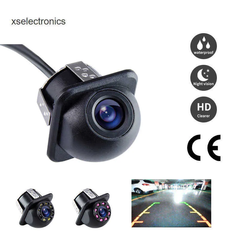 Hippcron Reverse Camera Beiow Car Car Car Car 8 LED Car Reversing Auto Parking Monitor CCD防水HDビデオカーDVR