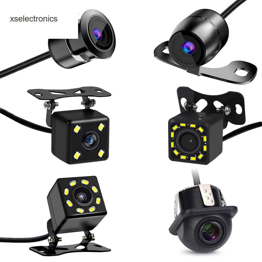 Aggiornamento telecamera per retromarcia per auto Visione notturna Telecamera per retromarcia per parcheggio automatico IP68 Impermeabile CCD LED Monitor di backup automatico 170 gradi HD Image Car DVR