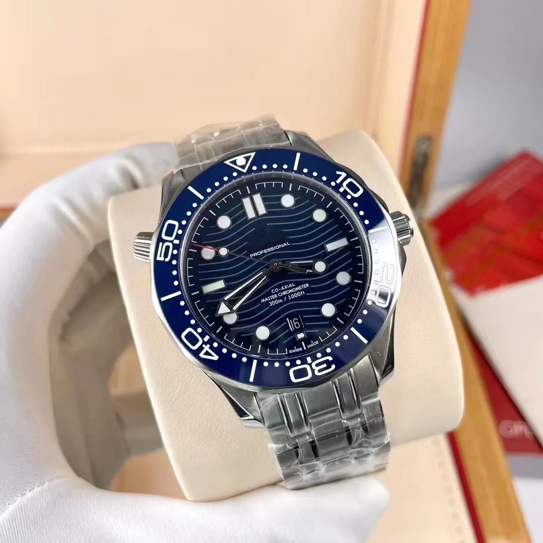 Omega Seamaster 300m Men s Diver s Watch with Automatic Mechanical Movement Stainless Steel Black Dial