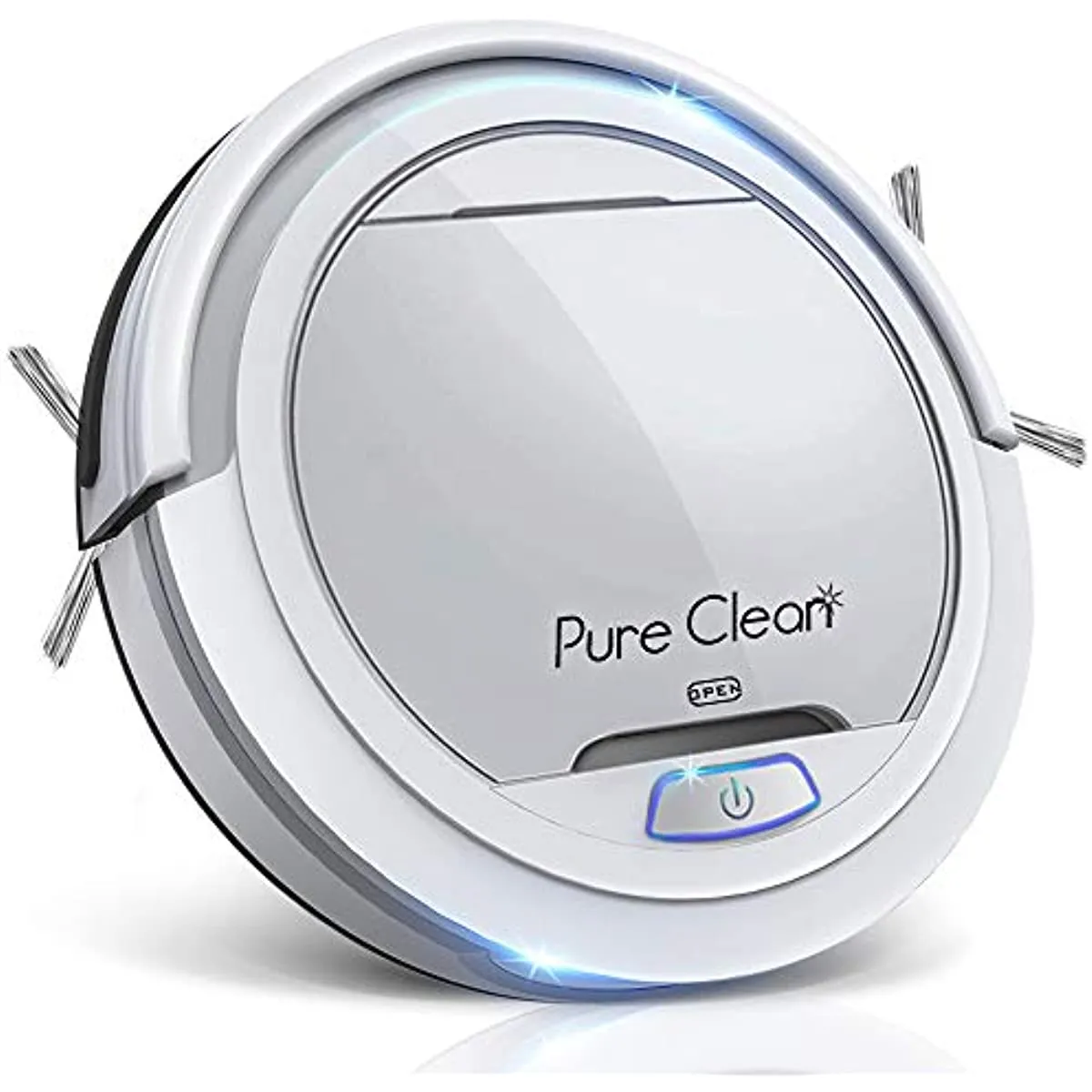 Pure Clean Automatic Robot Vacuum Cleaner Lithium Battery 90 Min Run Time & Self Path Navigation