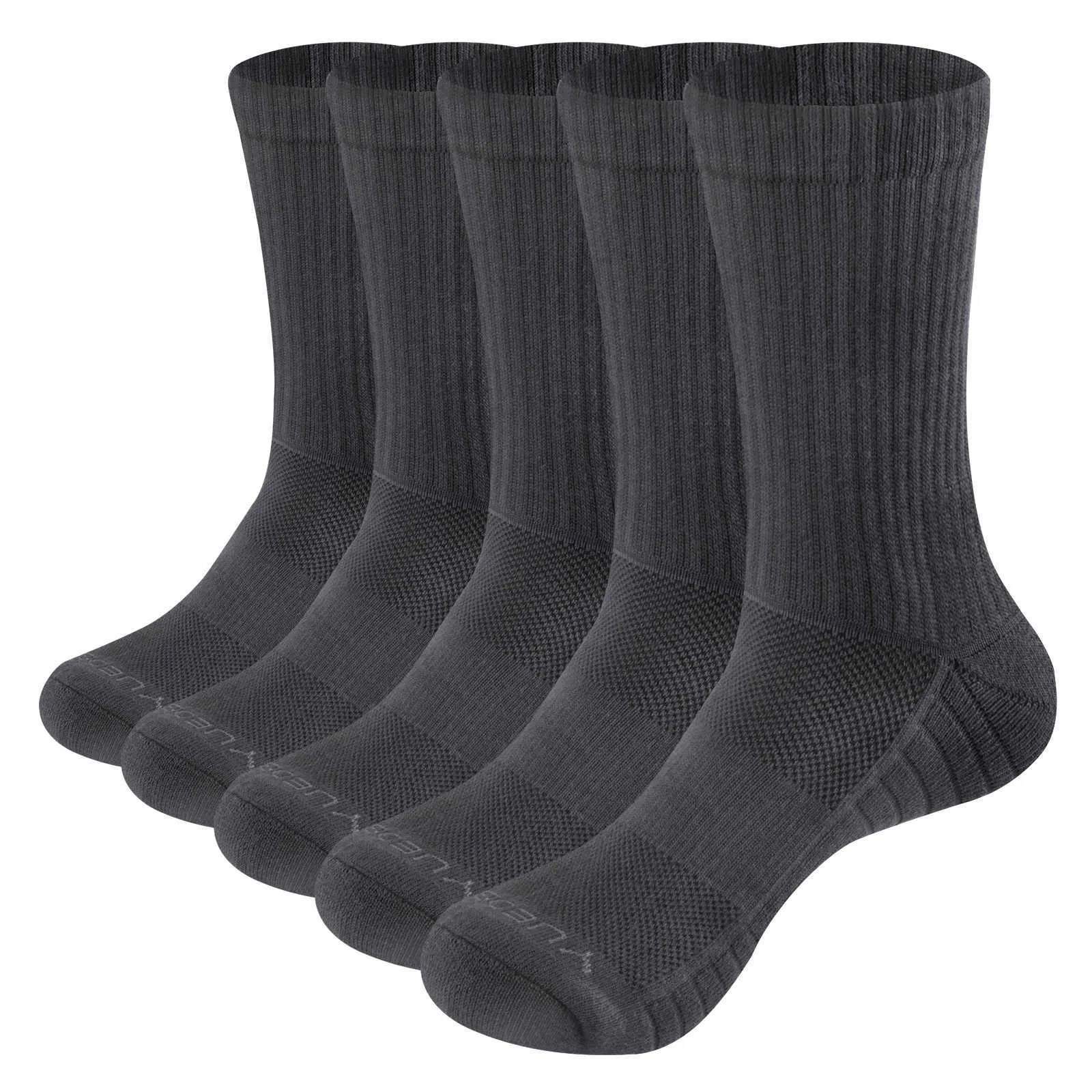 Skarpetki męskie Yuedge grube oddychająca bawełniana załoga poduszka na świeżym powietrzu Trekking Trekking Socks For Men 3746 UE Z0227