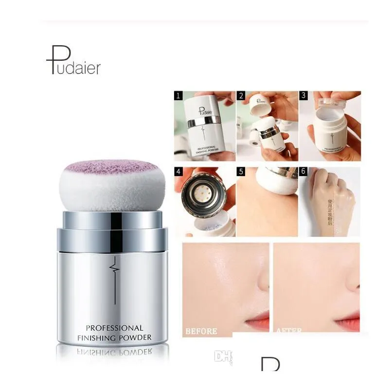 Gezicht poeder pudaier merk losse champignon contour oliebestrijding afwerking instelling make -up foundation drop levering gezondheid schoonheid dhie9