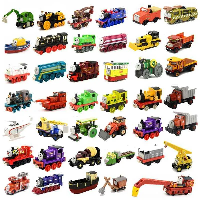 Diecast Model Cars 1 43 Thomas and Friends Toys James Gordon Patrick Spencer George Anne Donald Metal Magnetic Diecasts Train Car Toys Boystoy Giftj230228J230228