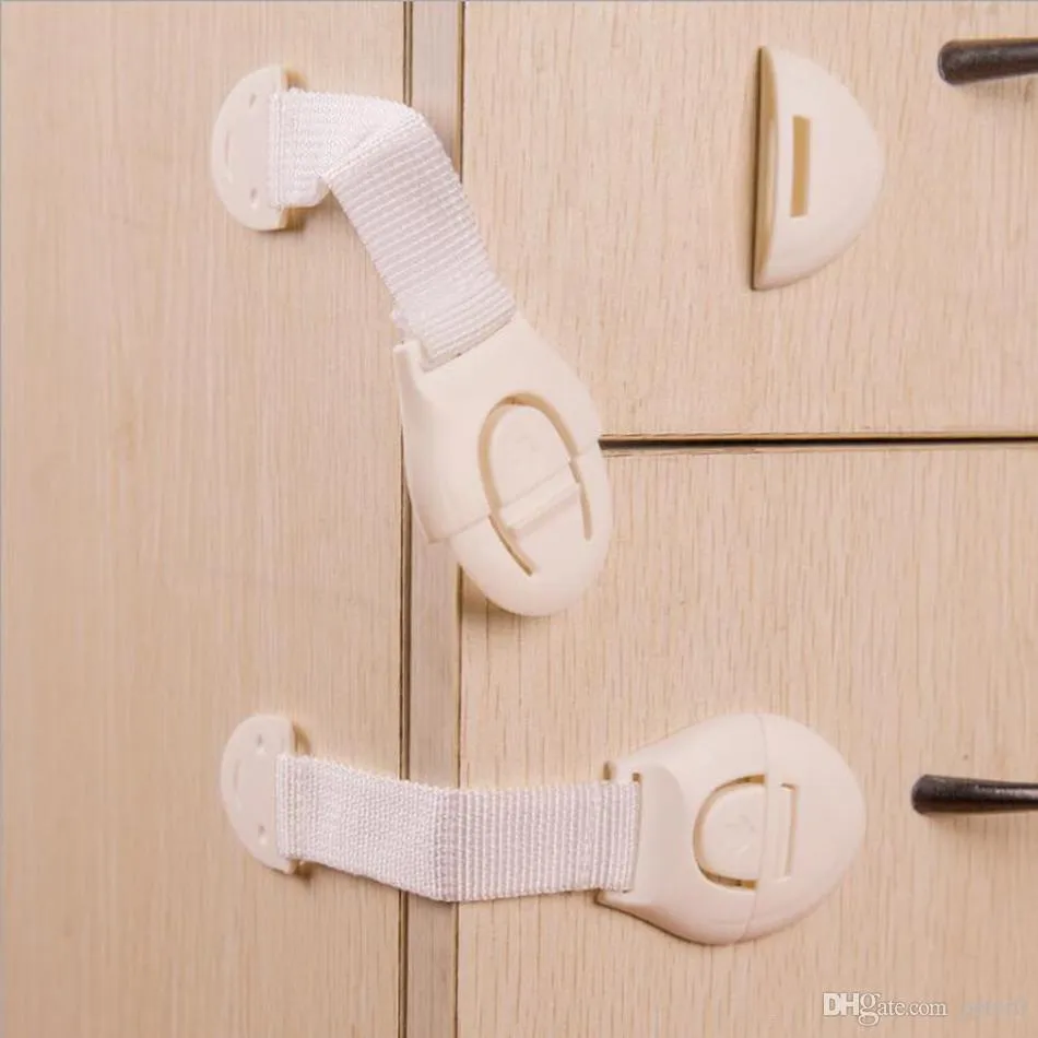 Garden Kids Drawer Lock Baby Adhesive Door Capboard Cabinet Kylskåp Säkerhetslås Säkerhetslåsband remmar