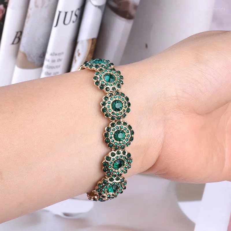 Bangle Fashion Colorful Rhinestone Adjustable Luxurious Unique Bungee Cord Delicate Jewelry Gift For Women