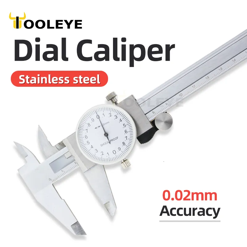 Micrometer Ruller Vernier Calipers Professional Stainless Steel Dial Caliper Micrometer ...