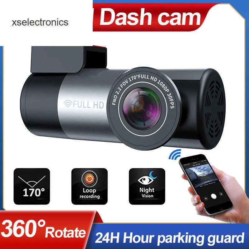 Обновление Dash Cam Wi-Fi Full HD 1080p Super Mini Car Camera DVR беспроводная ночная версия G-Sensor Drive-Devort с Multi Country Voice Car DVR