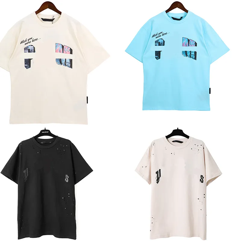 Herren-T-Shirts, Herren-Designer-Shirt, Palm-Damen-T-Shirt, New Shark Print, Rundhalsausschnitt, lässig, kurzärmelig, Größe Smlxl
