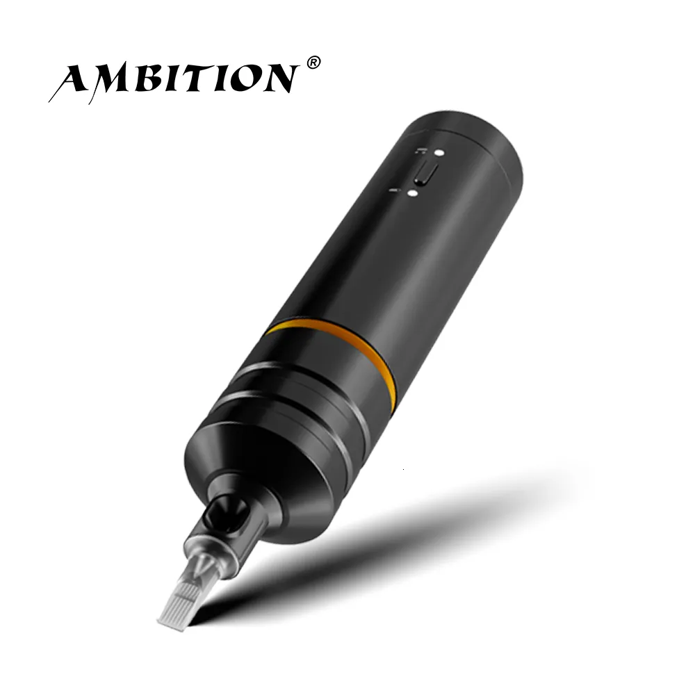 Machine Machine Ambition Sol Nova Unlimited Wireless Tattoo Pen Machine 4mm Stroke for Tattoo Artist Body Art 230227