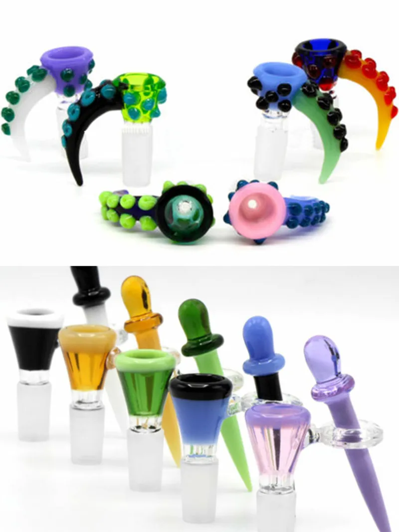 Vintage Cheech Glass Bong Bowl Hookah 14mm 18mm Fumador Factory Original Factory pode colocar o logotipo do cliente pela UPS CNE