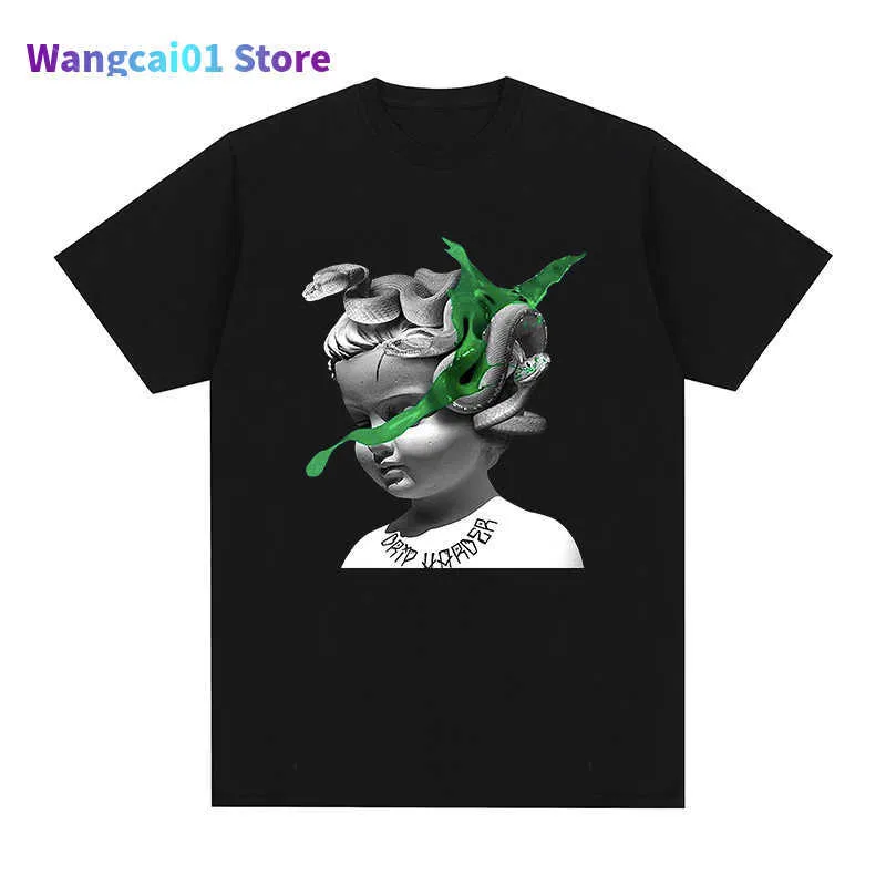 Camisetas masculinas Lil Baby Gunna Rapper t-shirt Drip Harder Cotton Men T shirt New TEE TSHIRT Womens tops 0228H23