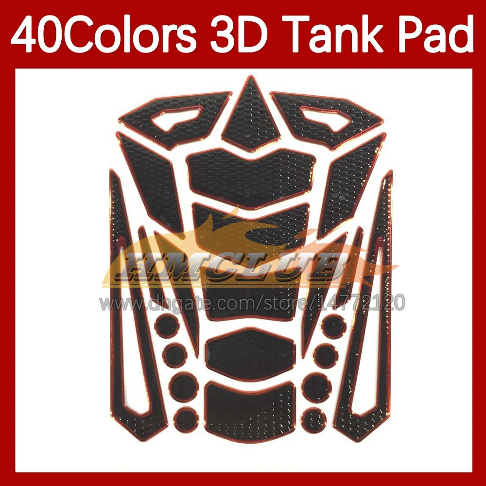 Adesivos de motocicleta Protetor de almofada de fibra de carbono 3D para Honda CBR600 F CBR 600 600F CBR600F 11 12 13 14 2012 2012 2013 2014 Gas Fuel Tank Cap Sticker Decal