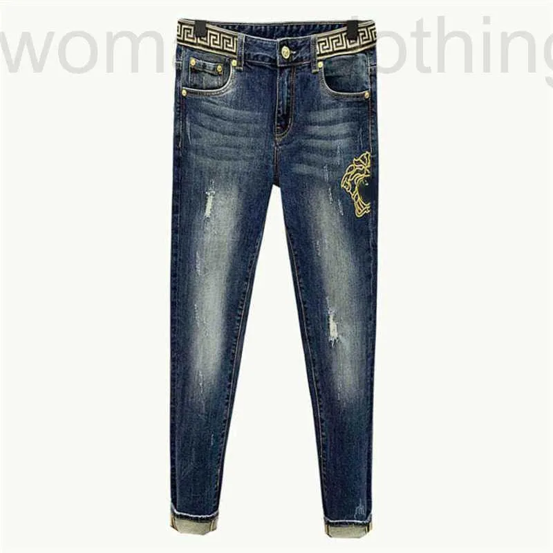 jeans baggy design pour hommes pantalons pantalons décontractés pantalons de survêtement homme brodés BNRH